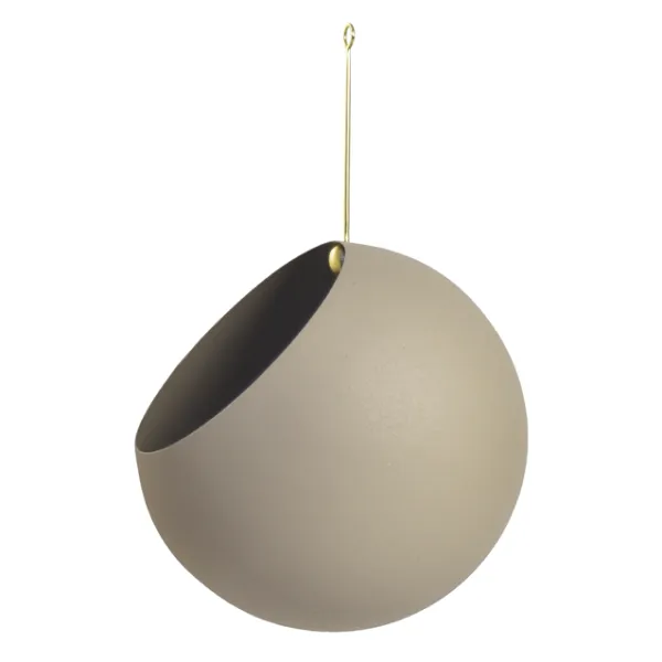 AYTM GLOBE Vaso da fiori sospeso 32 cm Taupe