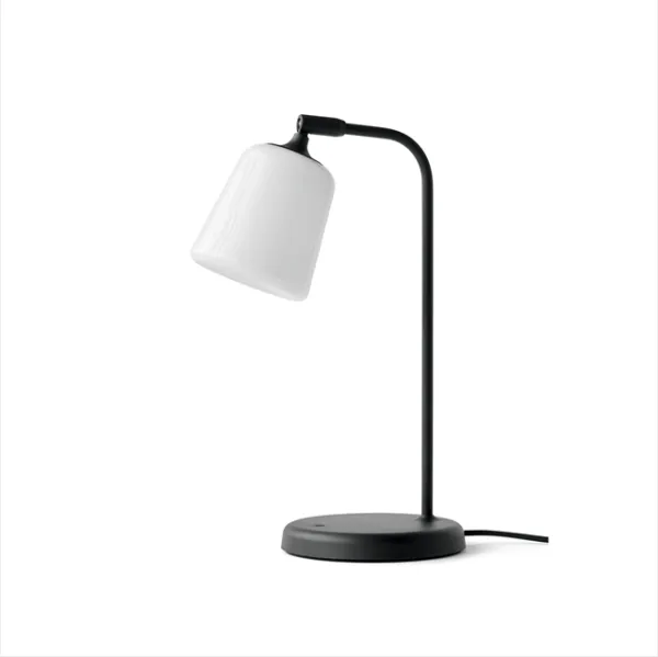 New Works Material Lampada da Tavolo Bianco/Opale