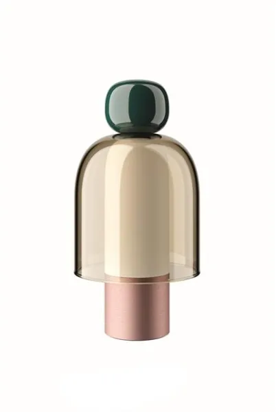 Lodes Easy Peasy Lampada Portatile Verde/Honey/Oro Rosa
