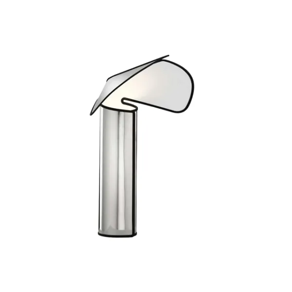 Flos Chiara Lampada da Tavolo in Alluminio con Bordo Grigio