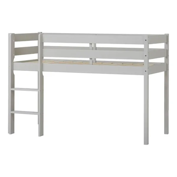 Hoppekids ECO Comfort letto semi-alto 90x200 cm - Dove Grey
