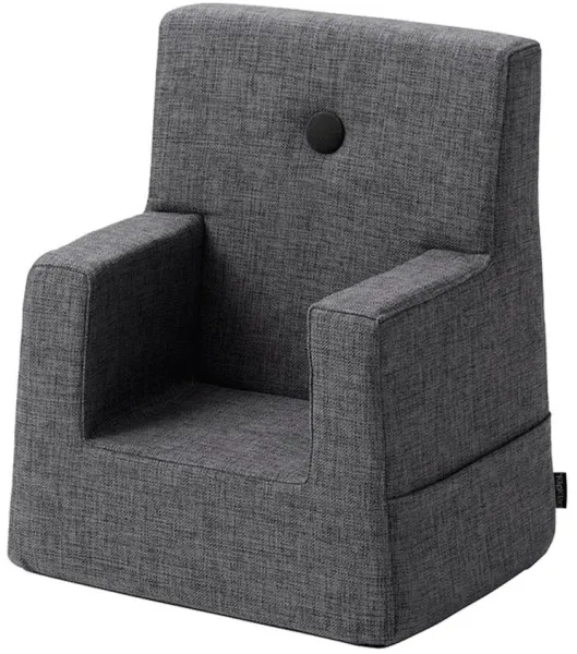 Sedia per bambini - grigio scuro/grigio antracite con bottone