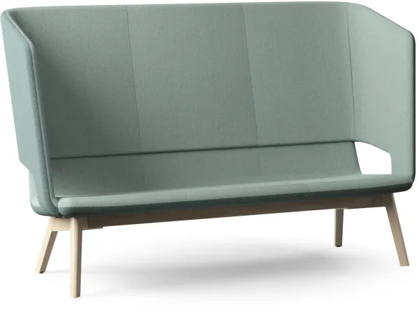 Twist & Sit Soft - divano lounge alto a 3 posti con gambe