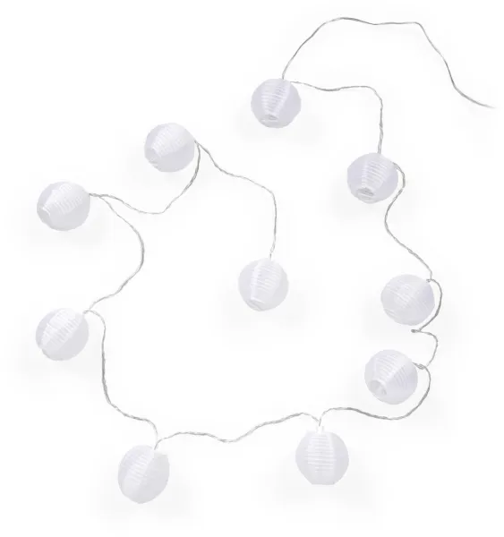 Amabile, Ghirlanda luminosa, bianca, plastica