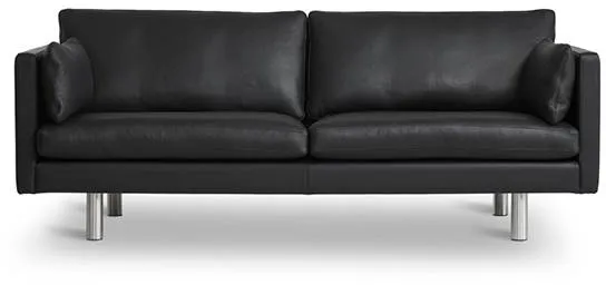 Divano in pelle Nielaus Handy - 3 posti