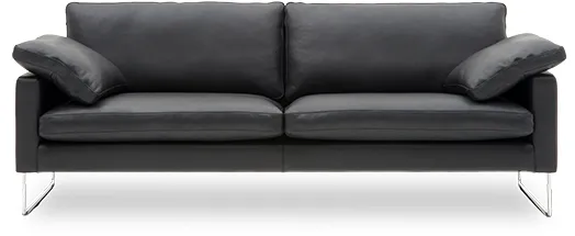 Divano in pelle Nielaus Handy - 3 posti