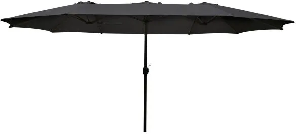 Parasol doppio grigio scuro 220x400cm