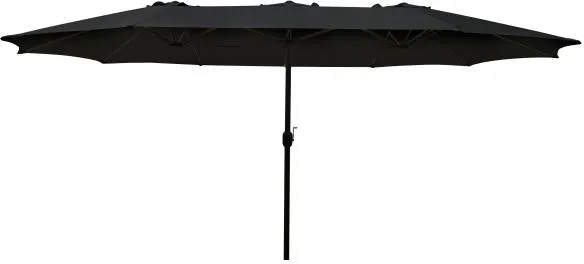 Parasol doppio nero 270x460cm