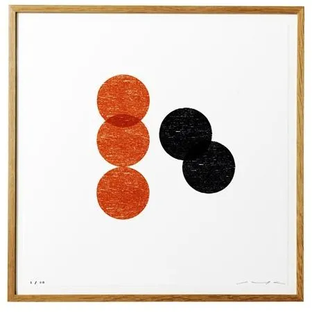 Motarasu Wood Works Imprint 3 Nero e Rosso