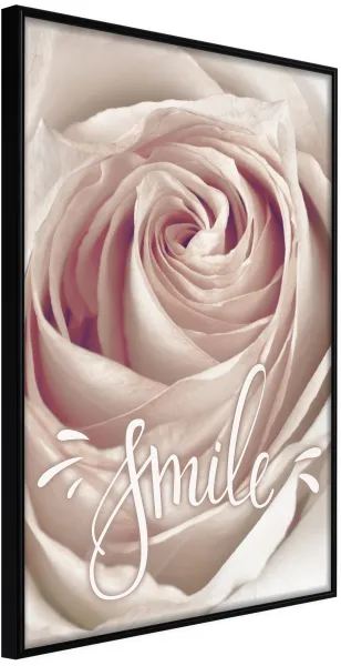 ARTGEIST Poster con cornice - Rose with a Message Oro 20x30
