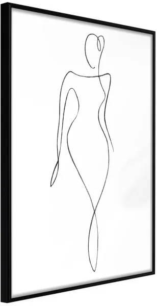 ARTGEIST Poster con cornice - Impeccable Figure Oro 40x60