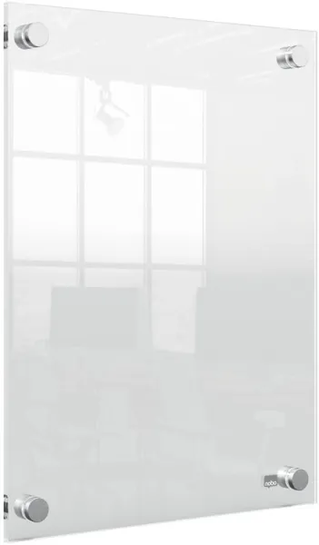 Cornice per poster in acrilico trasparente Nobo Premium Plus A4 per montaggio a parete