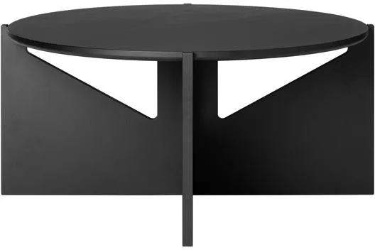 Kristina Dam Studio Simple Tavolino XL in Rovere Laccato Nero