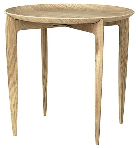 Fritz Hansen Tray Tavolino da salotto in rovere Ø45