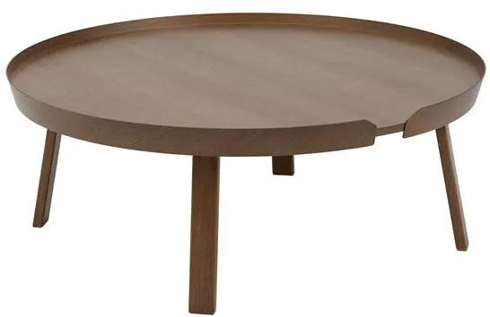 Muuto Around Tavolino da Salotto Marrone Scuro Extra Grande