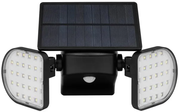 Lampada solare doppia con faretti 1,5W
