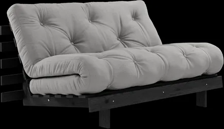Karup Design Roots Divano letto con materasso 140x200 746 Grigio scuro/Pino nero