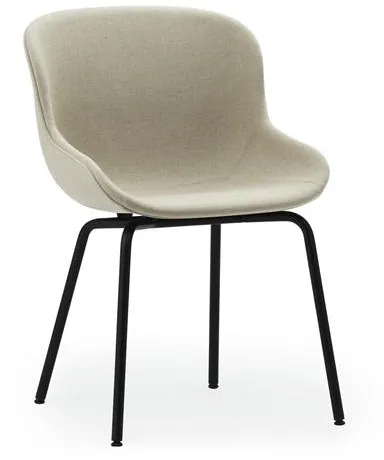 Normann Copenhagen Hyg Sedia da pranzo imbottita Acciaio nero/Main Line Flax MLF20