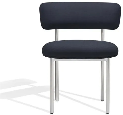 Møbel Copenhagen Font Sedia da pranzo Vidar 0786/Struttura in acciaio lucido