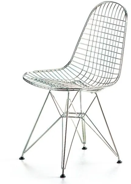 Vitra Wire DKR Sedia da pranzo Cromo