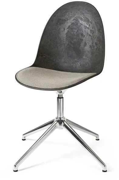 Mater Eternity Swivel Sedia da pranzo in alluminio con seduta imbottita 218 Beige