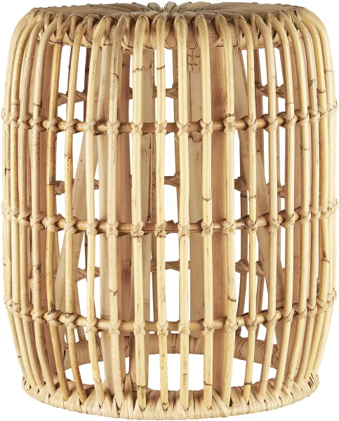IB LAURSEN Sgabello rotondo in rattan