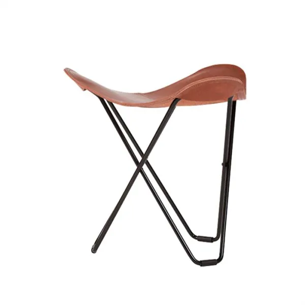 Cuero Pampa Flying Goose Sgabello - Struttura nera - Montana