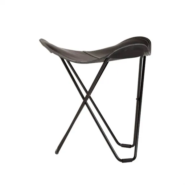 Cuero Pampa Flying Goose Sgabello - Struttura nera - Nero