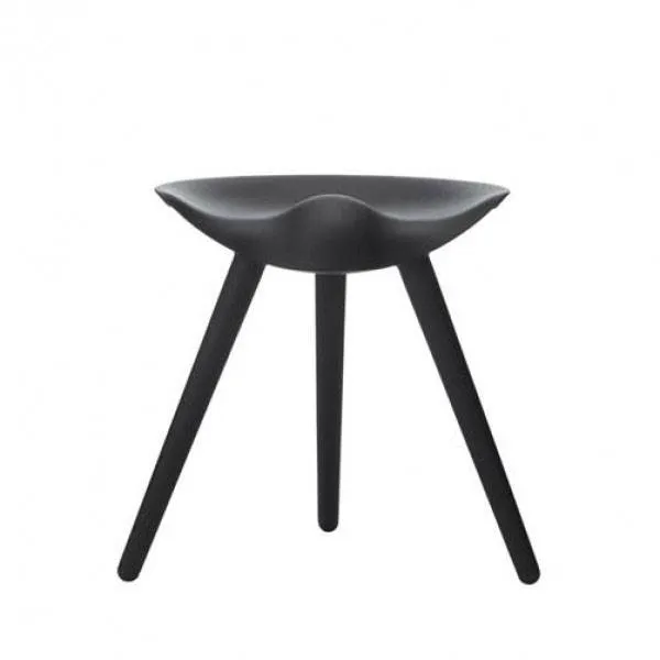 Audo Copenhagen ML42 sgabello 48 cm - Faggio tinto nero