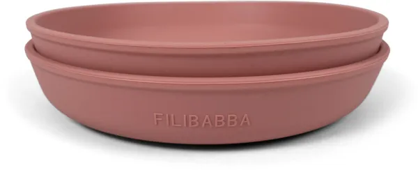 Piatto in silicone - rosa