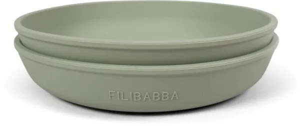Piatto in silicone - verde