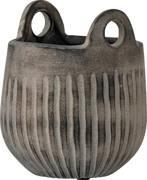 Lagos, Portavaso, grigio, ceramica