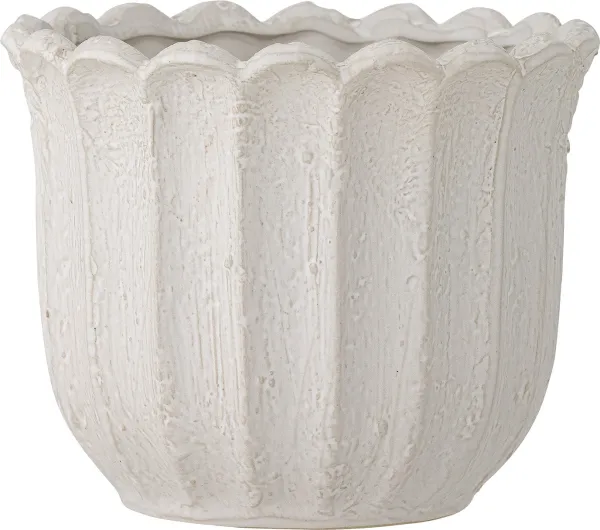 Chaca, Portavaso, bianco, gres