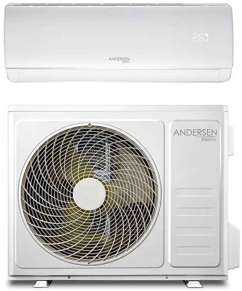 Andersen Electric AE 12000 pompa di calore aria/aria con WiFi, 3,8 kW, 5-72 m², bianco
