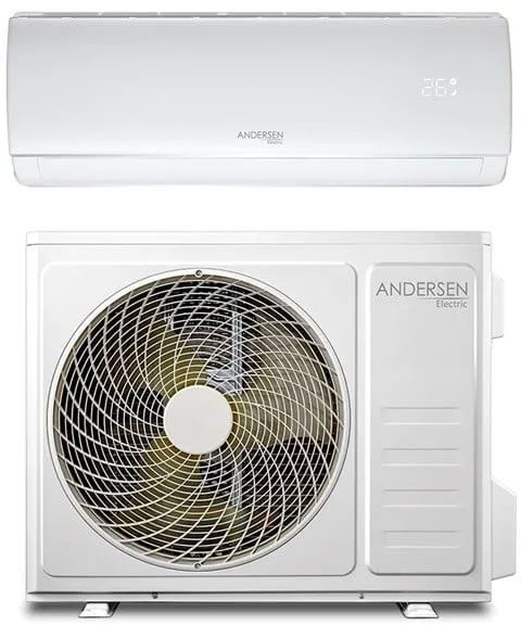 Andersen Electric AE 18000 pompa di calore aria/aria con WiFi, 6 kW, 5-135 m², bianco