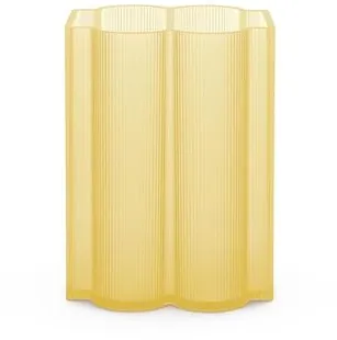 Kartell Okra Vase Bassa Gialla
