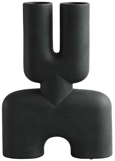 101 Copenhagen Cobra Double Vase Hexa Noir