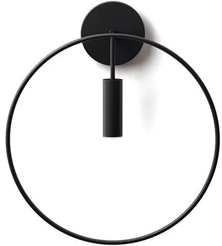 Estiluz Revolta Lampada da Parete Nera