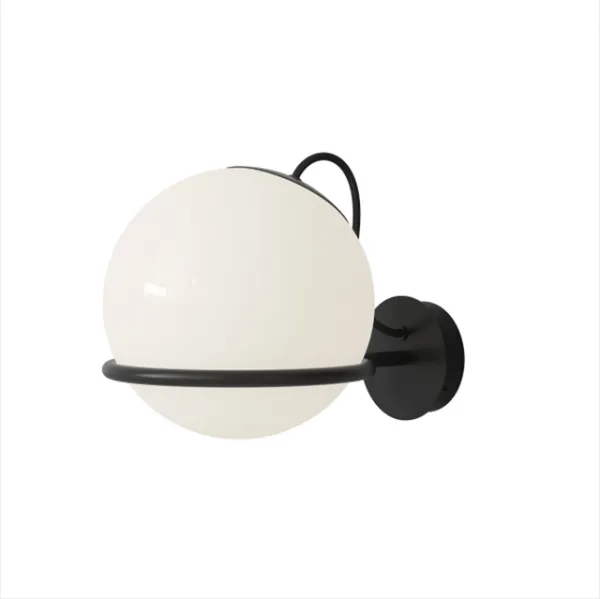 Astep Model 238/1 Lampada da parete Nera